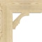Ekena Millwork Balboa Block Rough Sawn Bracket, Douglas Fir, 6"W x 20"D x 20"H BKT06X20X20BOA05RDF - alternate 4